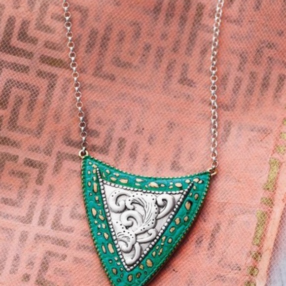 Silpada Jewelry - Silpada Patina Shield Necklace